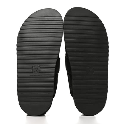 Louis Vuitton Suede Shearling Cosy Comfort Clog 40 Black 6 of 7