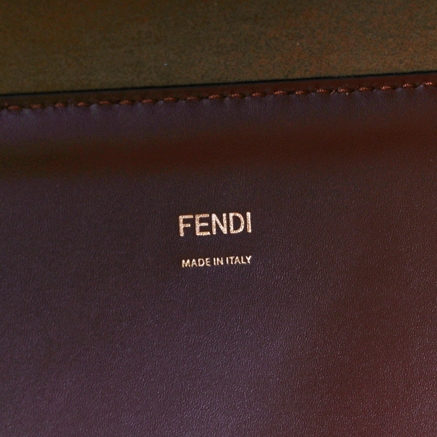 Fendi Vitello King Plexiglass Macro Stitchings Medium Fendi Sunshine Shopper Tote Praline 6 of 12