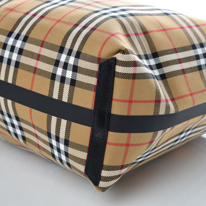 Burberry Vintage Check Medium The Giant Reversible Tote Antique Yellow Bright Red 15 of 15