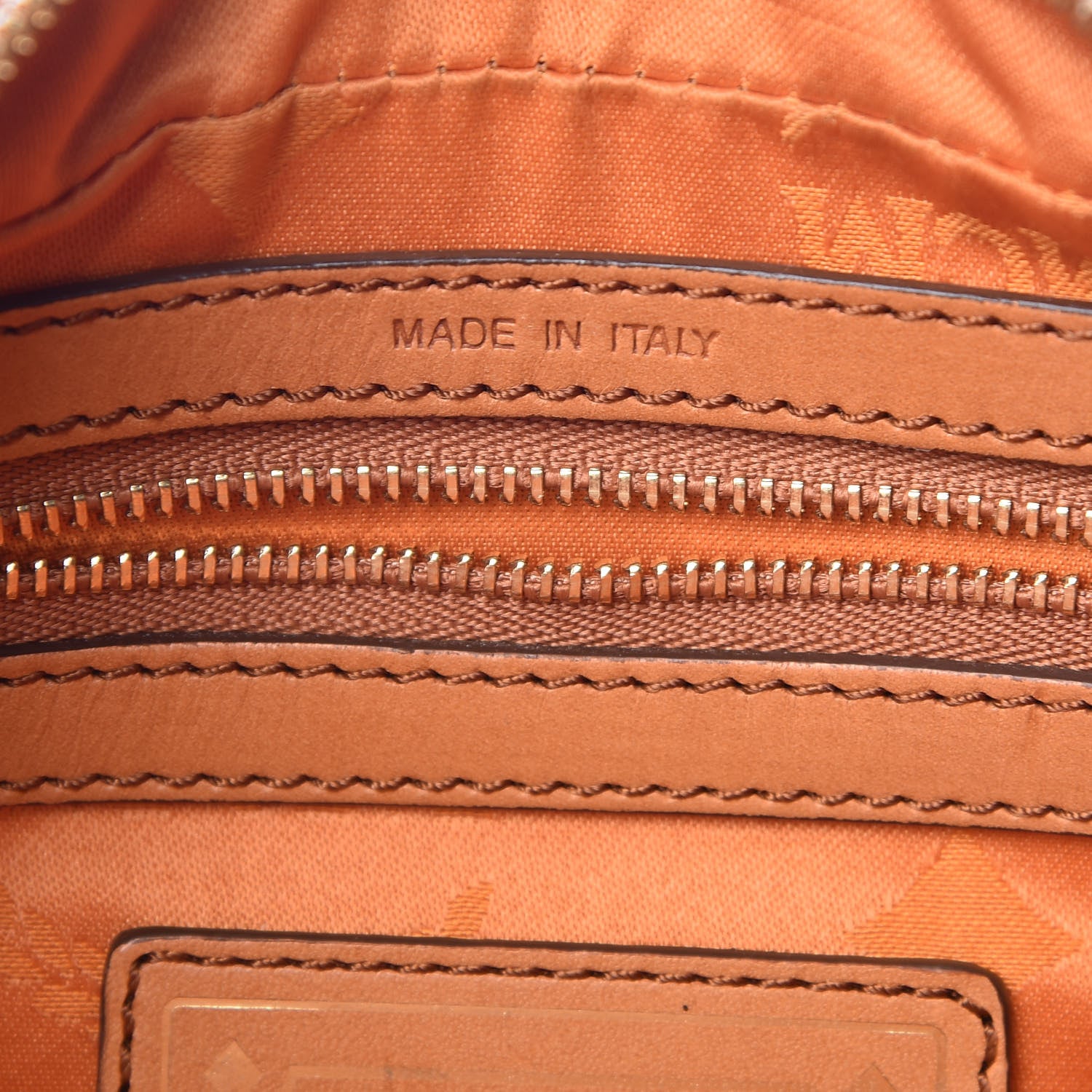MCM Visetos Heritage Crossbody Bag Cognac 7 of 12