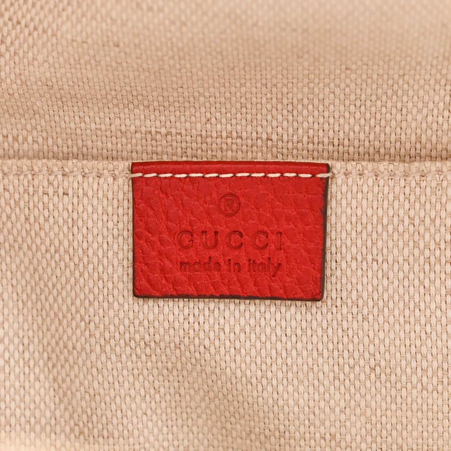 Pebbled Calfskin Soho Chain Backpack Hibiscus Red