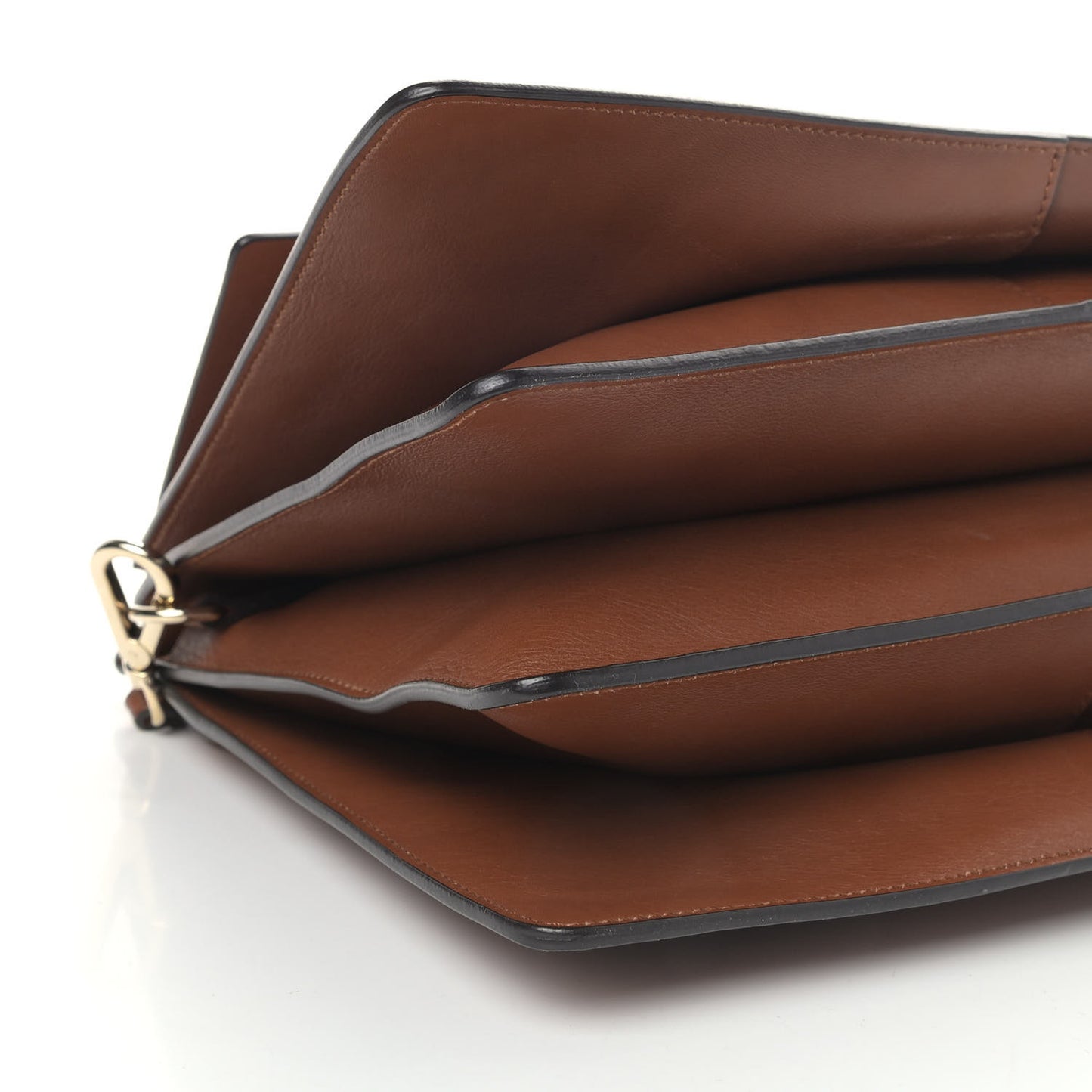 Suede Calfskin Medium Faye Shoulder Bag Tobacco