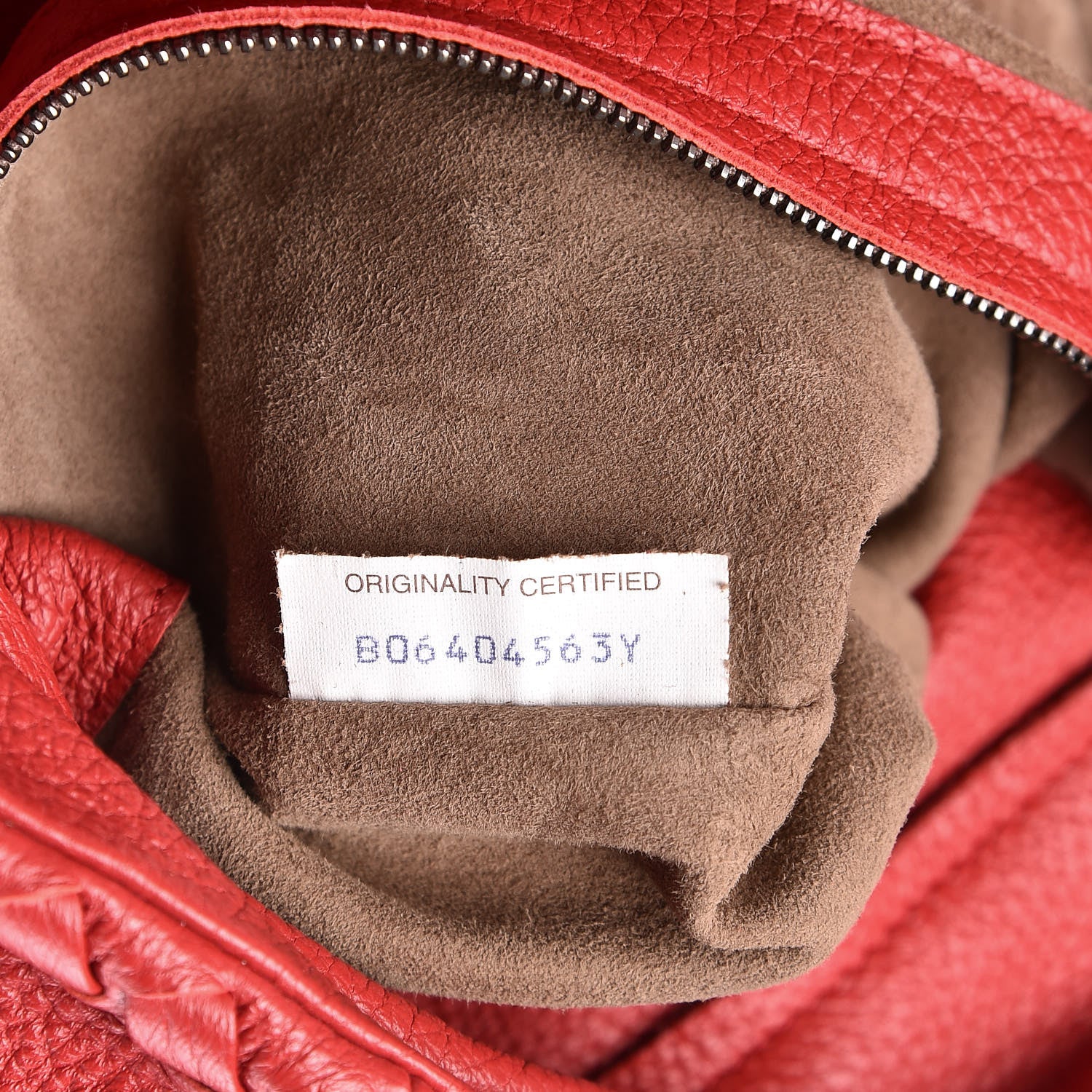 Bottega Veneta Cervo Deerskin Large Hobo Red 9 of 11