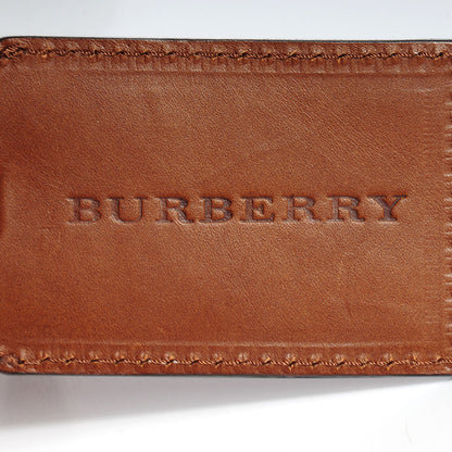 Burberry Haymarket Check Leighton Business Bag Dark Ochre 8 of 9