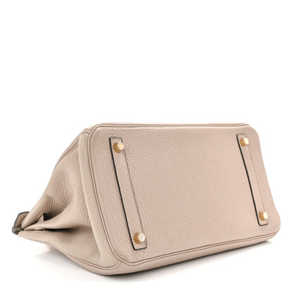 Hermes Togo Birkin 30  Gris Tourterelle 4 of 11