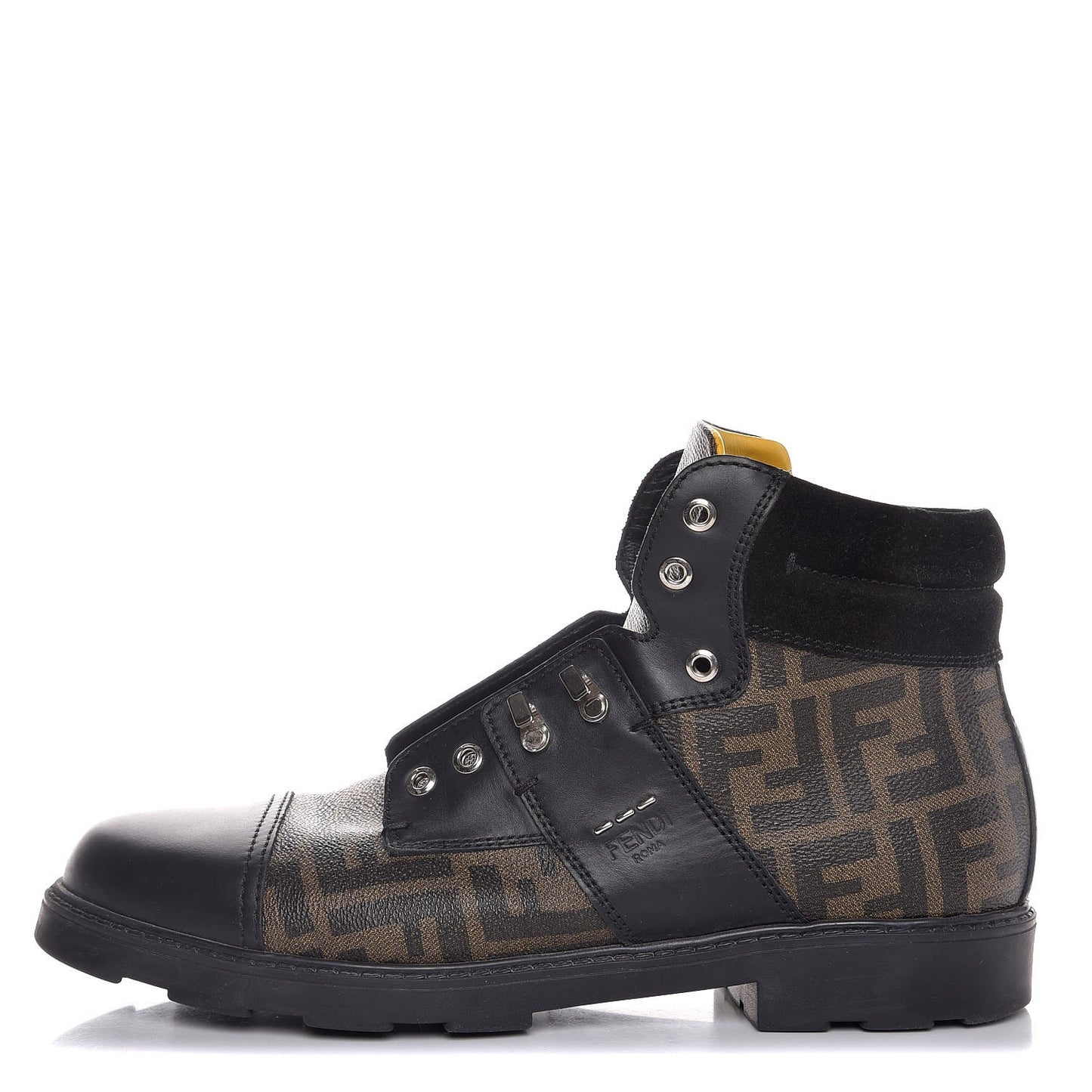 Zucca Spalmati Hiker Boots 10 Brown Black