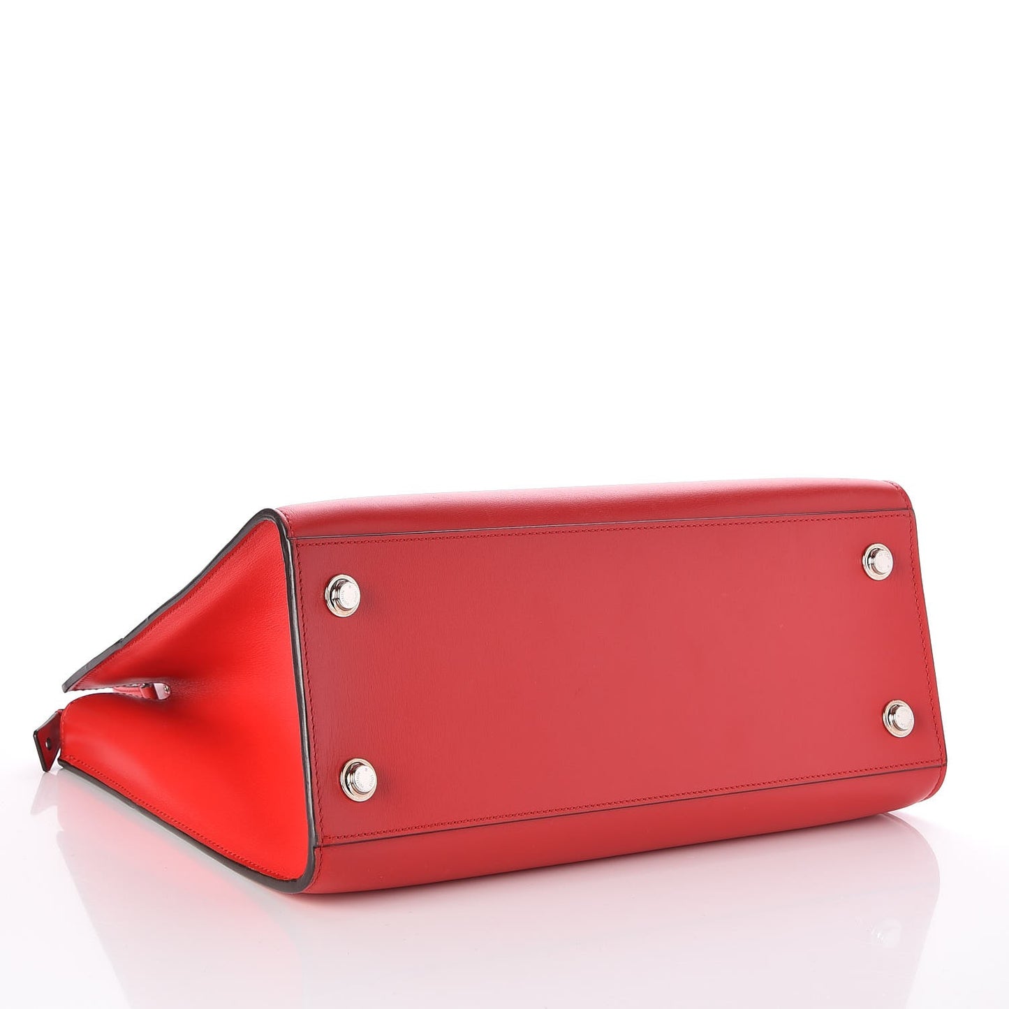 Veau Satin City Steamer MM Rubis