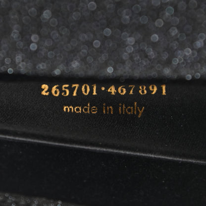 Saint Laurent Glitter Calfskin Classic Y Ligne Clutch Black 7 of 7