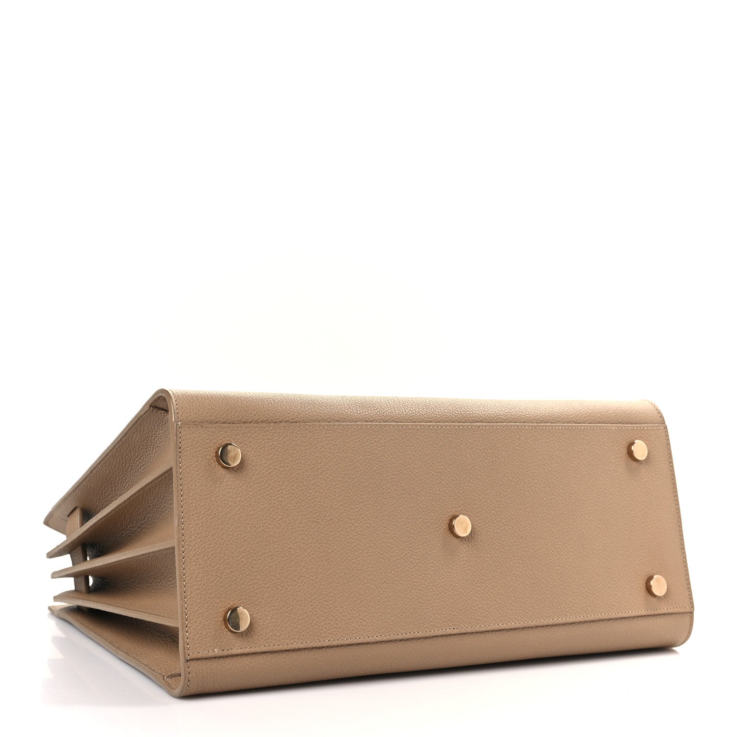 Saint Laurent Grained Calfskin Small Sac De Jour Deep Beige 4 of 9