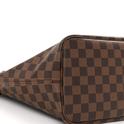 Louis Vuitton Damier Ebene Neo Neverfull MM Rose Ballerine 10 of 11