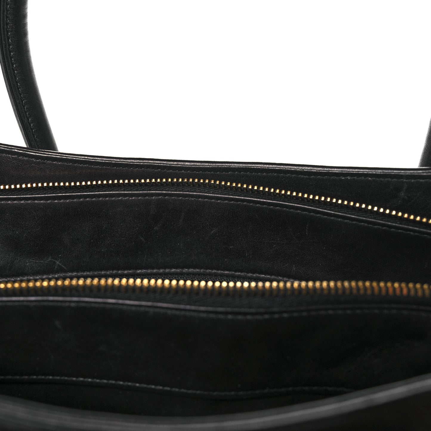 Lambskin Chevron Quilted Top Handle Bag Black