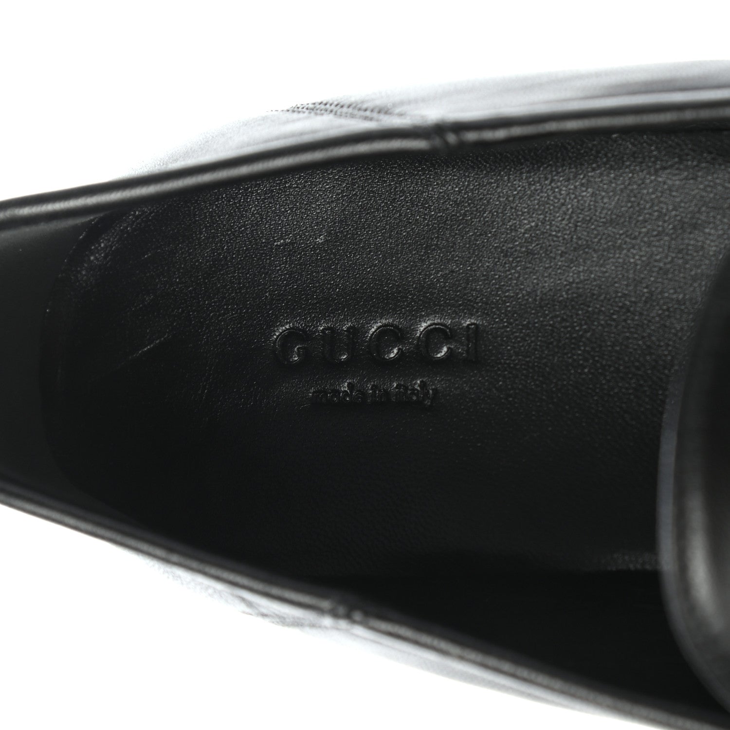 Gucci Lambskin Womens Brixton Horsebit Loafers 41 Black 7 of 7