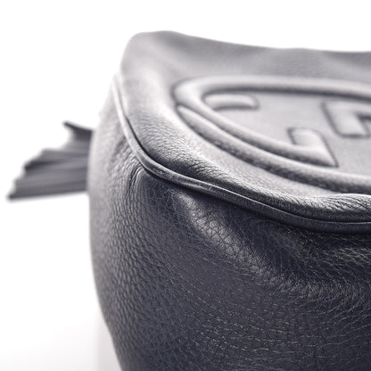 Gucci Pebbled Calfskin Small Soho Disco Bag Blue 11 of 18