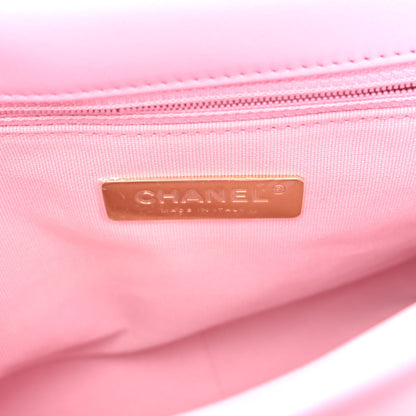 Chanel Lambskin Quilted Medium Chanel 19 Flap Pink 6 of 11