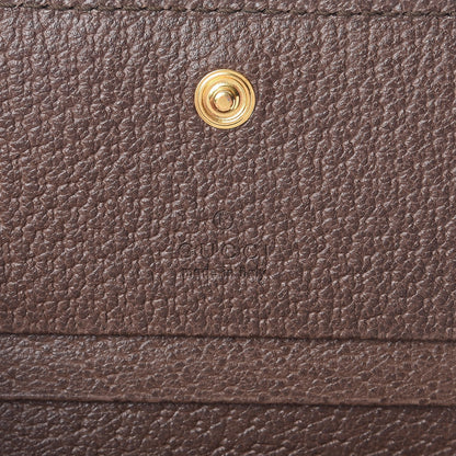 Gucci GG Supreme Monogram Web Ophidia Card Case Beige New Acero 6 of 8
