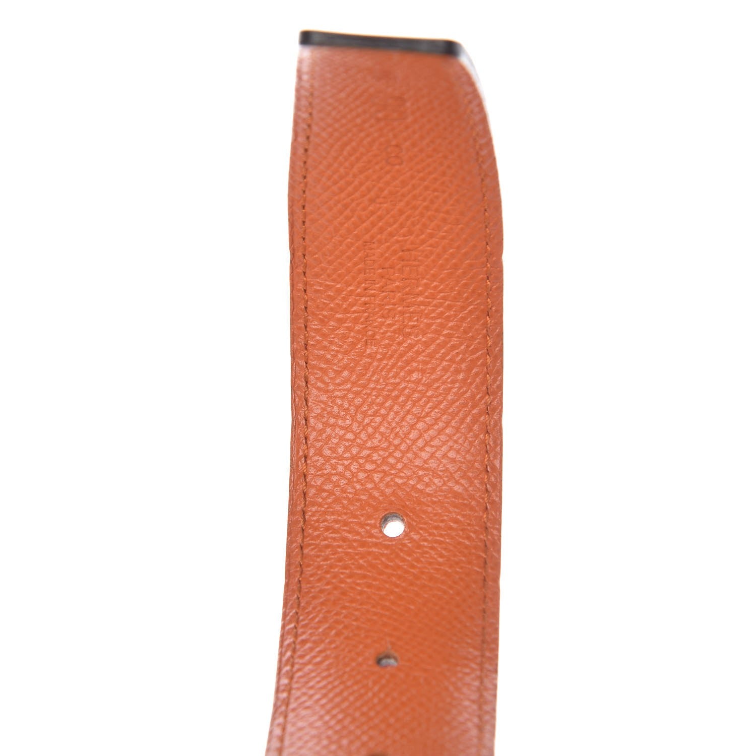 Hermes Swift Epsom 32mm Belt Strap 90 Capucine Orange 4 of 8