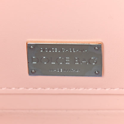 Dolce & Gabbana Dauphine Crystal Embellished Lily Box Bag Pink 6 of 8