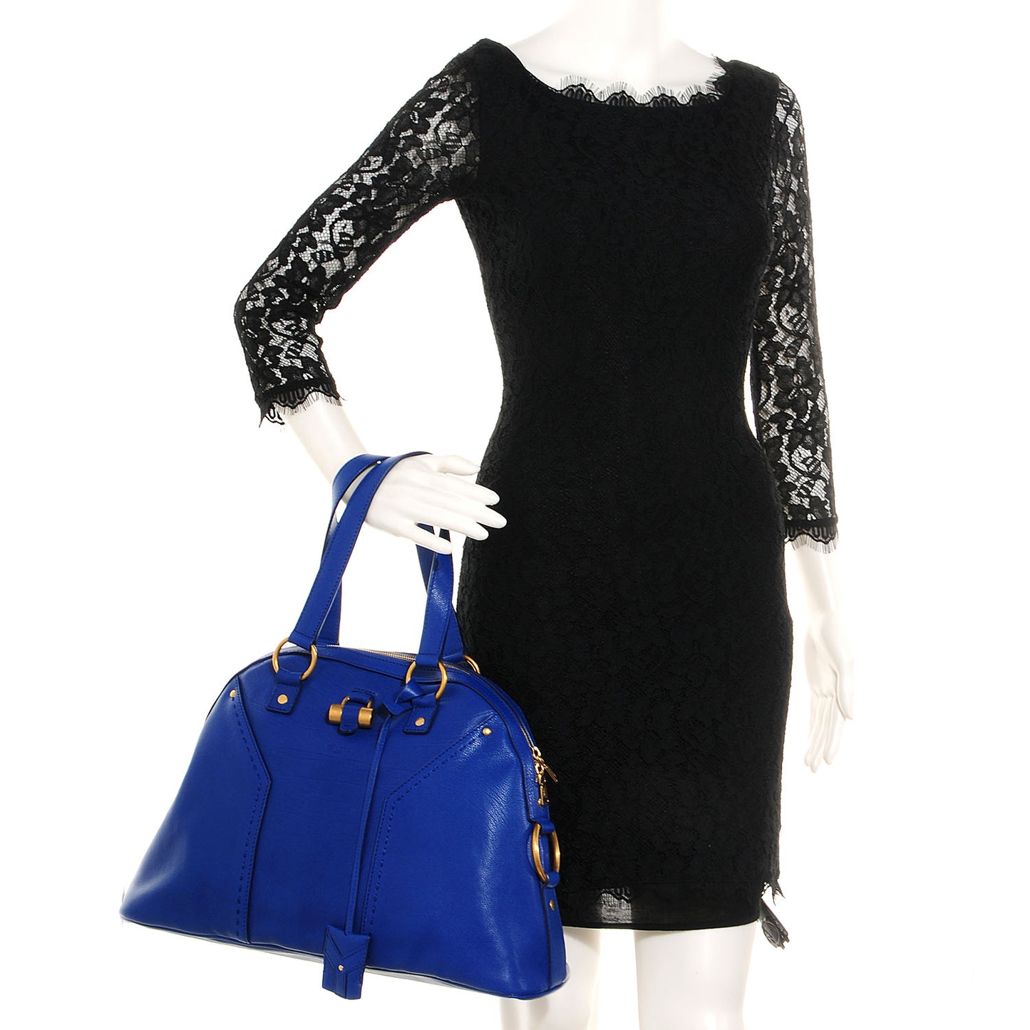 Calfskin Large Muse Blue