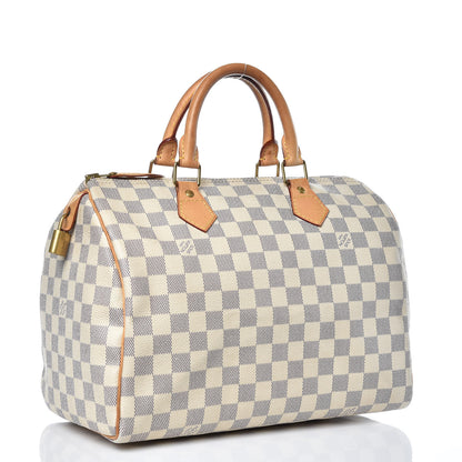 Louis Vuitton Damier Azur Speedy 30 3 of 17