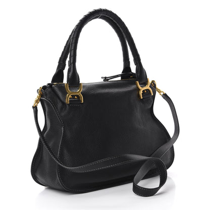 Chloe Calfskin Medium Marcie Satchel Black 4 of 12