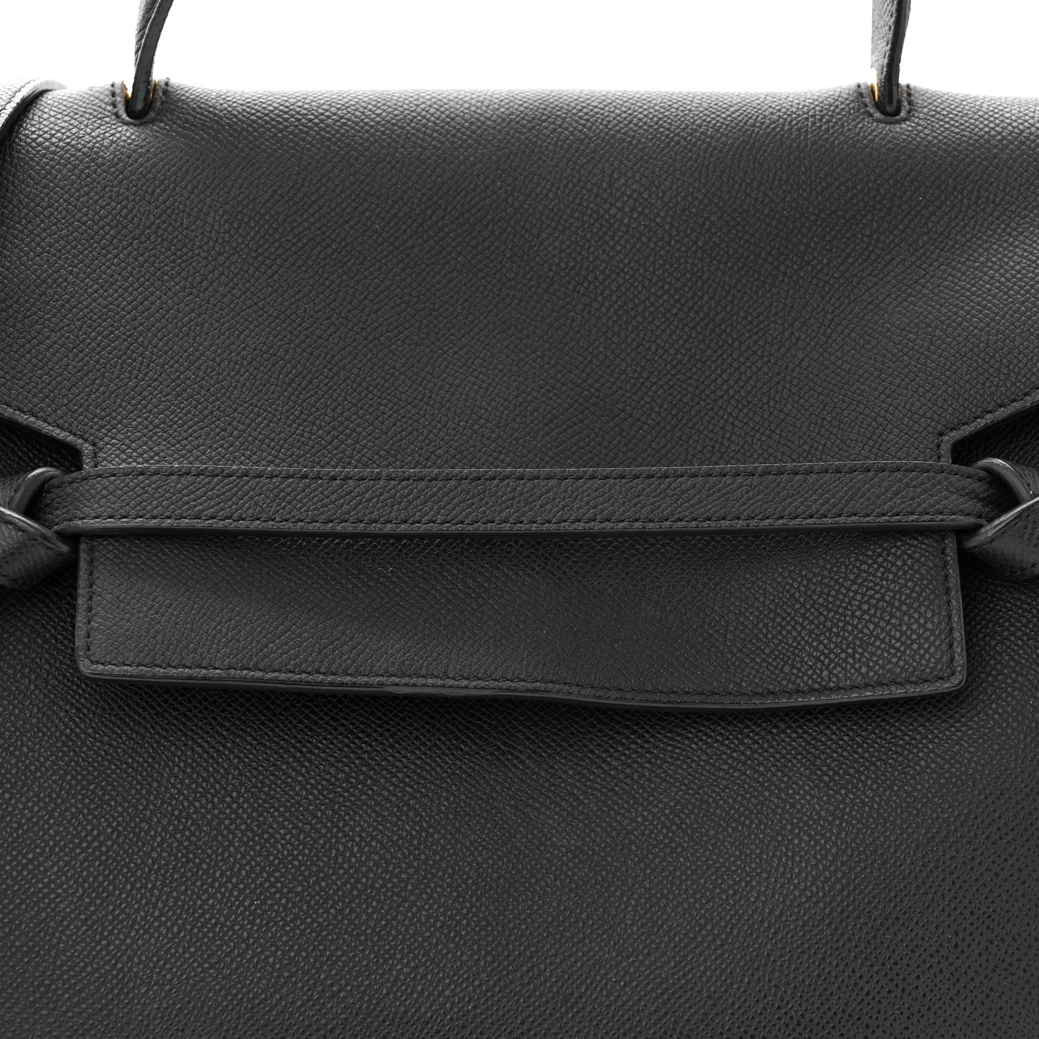 Celine Grained Calfskin Mini Belt Bag Black 9 of 13