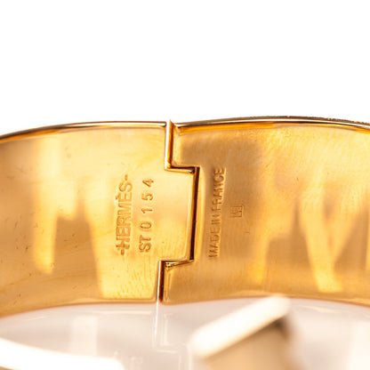 Hermes Enamel Wide Clic Clac H Bracelet PM Black 5 of 5