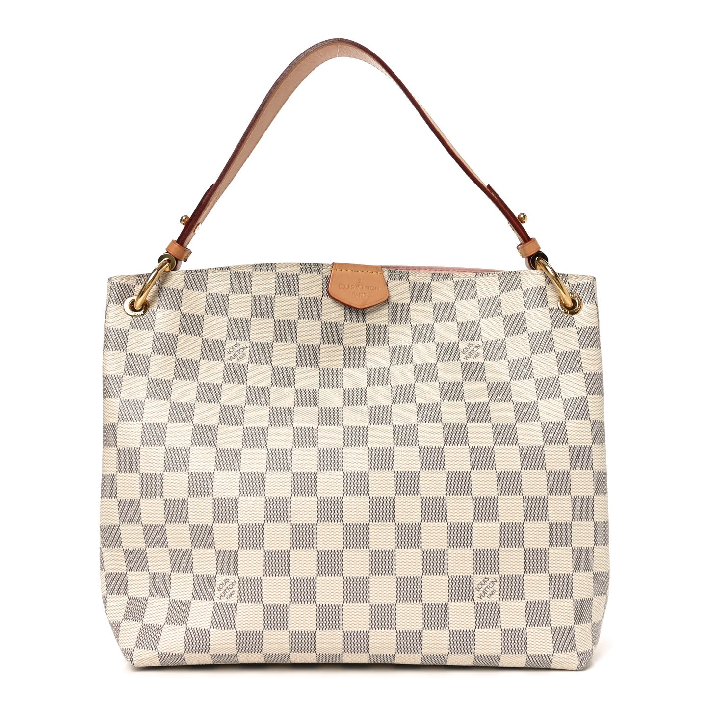 Damier Azur Graceful PM Rose Ballerine