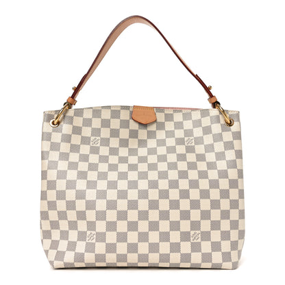 Louis Vuitton Damier Azur Graceful PM Rose Ballerine 1 of 9
