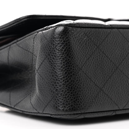 Chanel Caviar Quilted Medium Double Flap Black 9 of 10
