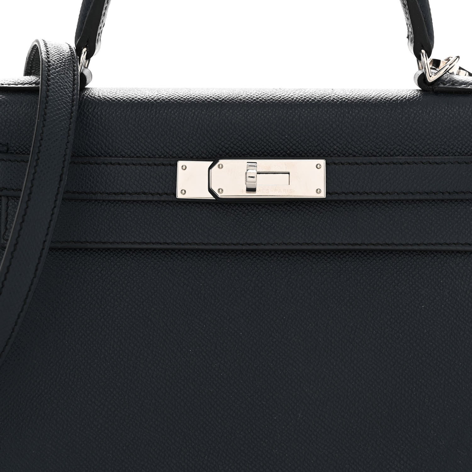 Hermes Epsom Kelly Sellier 28 Bleu Indigo 8 of 10