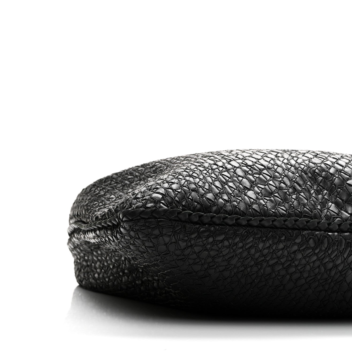 Bottega Veneta Nappa Intrecciato Weave Maxi Veneta Hobo Black 9 of 11