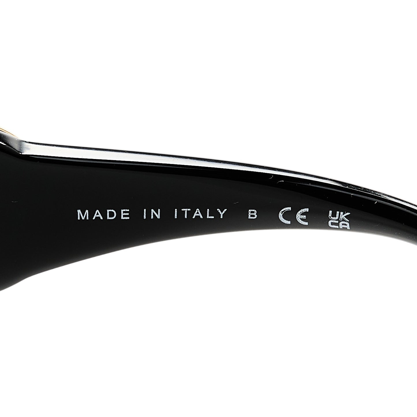 Acetate Calfskin Square Sunglasses 5474-Q-A Black