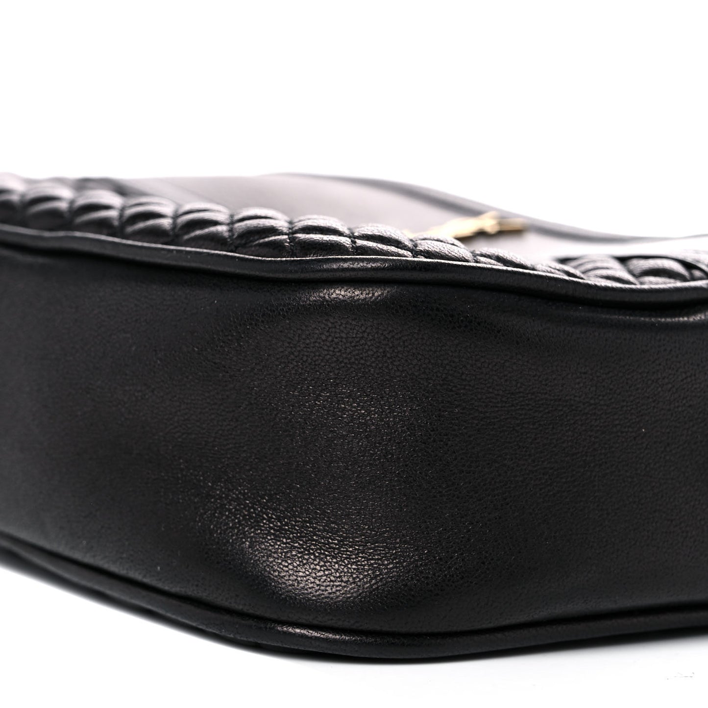 Lambskin Quilted Victoire Camera Bag Black