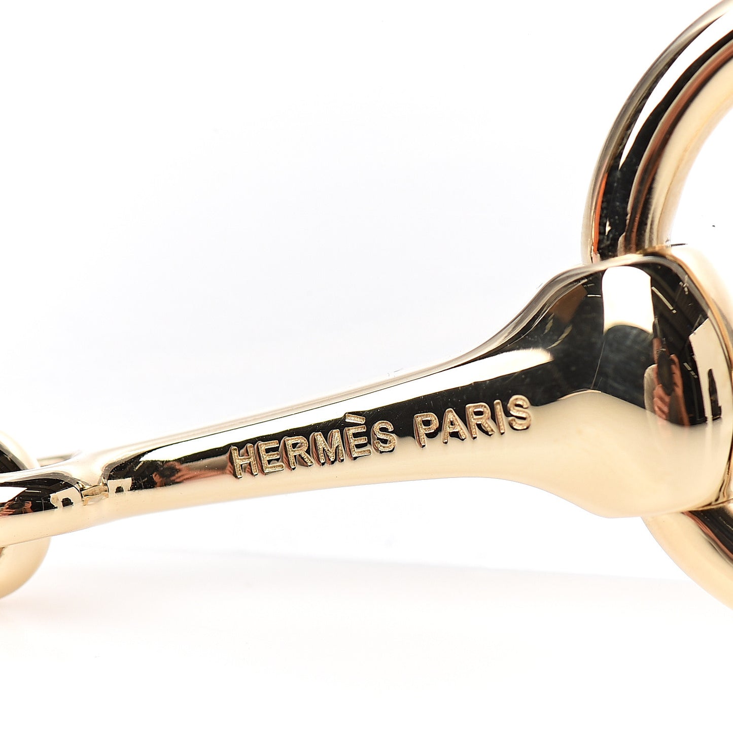 Permabrass Mors Scarf Ring Gold