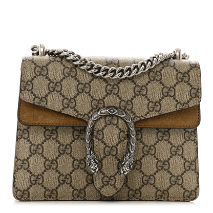 Gucci GG Supreme Monogram Mini Dionysus Shoulder Bag Taupe 1 of 15