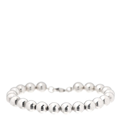 Tiffany Sterling Silver 8mm HardWear Ball Bracelet 1 of 6