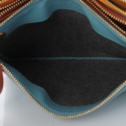 Celine Lambskin Small Multicolor Trio Crossbody Bag Antarctic 7 of 9