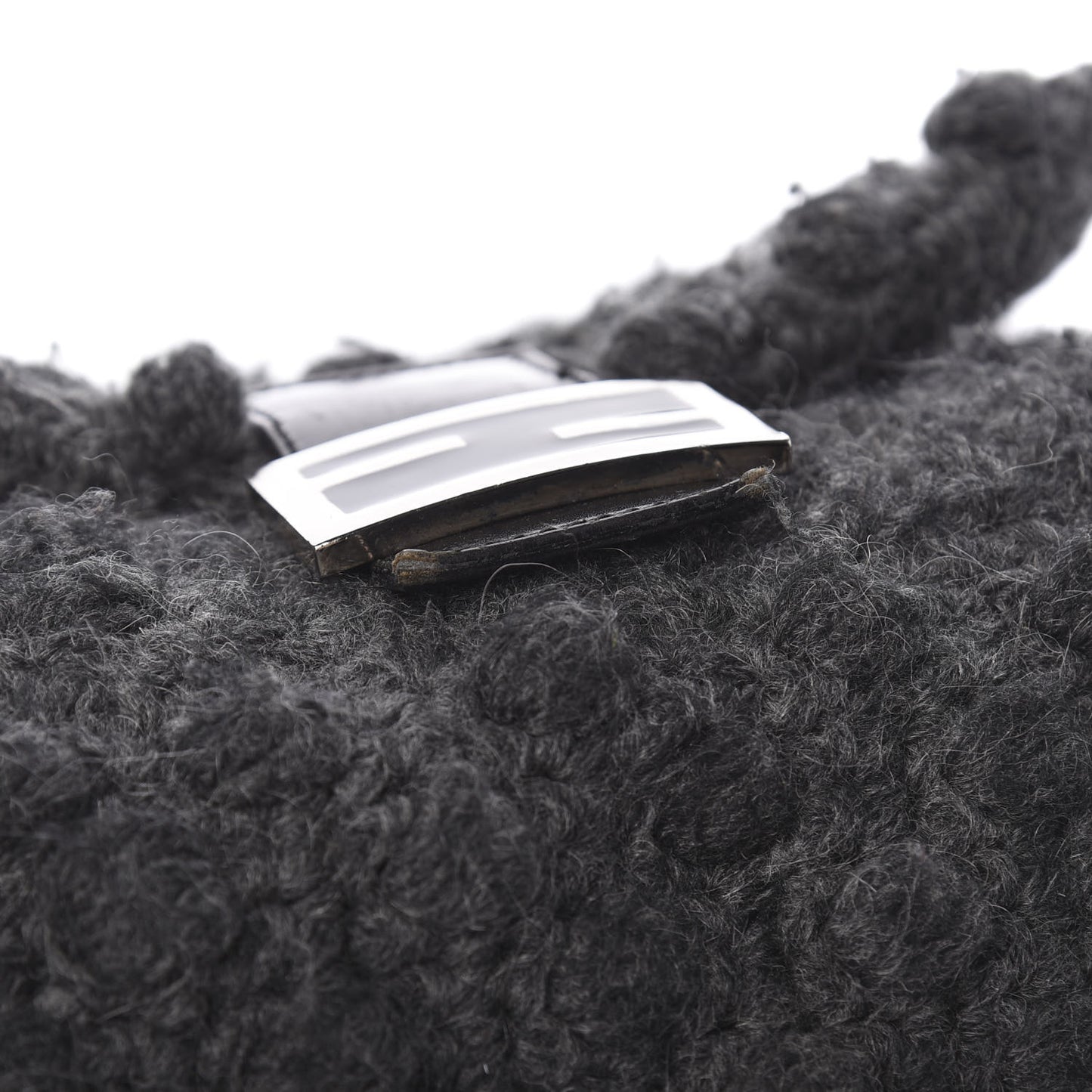 Woven Knit Baguette Grey