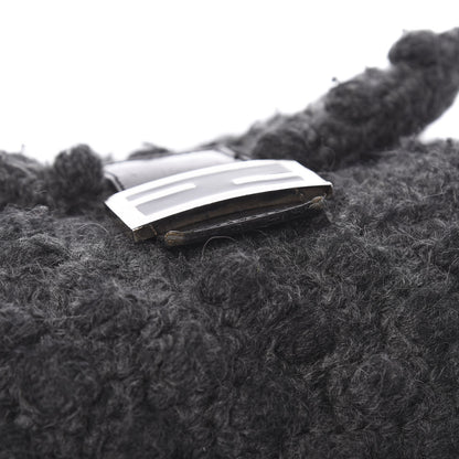 Fendi Woven Knit Baguette Grey 11 of 14