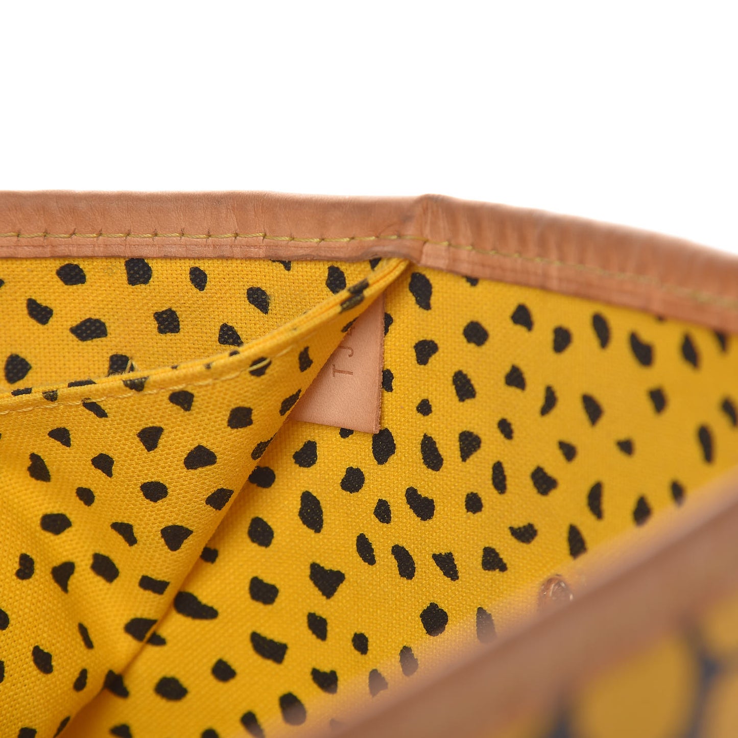 Monogram Kusama Waves Neverfull MM Yellow