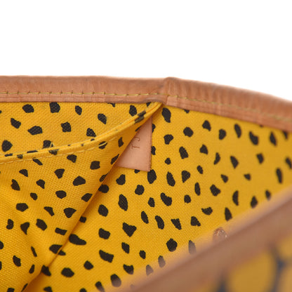 Louis Vuitton Monogram Kusama Waves Neverfull MM Yellow 7 of 19
