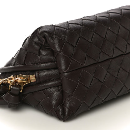 Bottega Veneta Nappa Intrecciato Cosmetic Case Brown 10 of 10