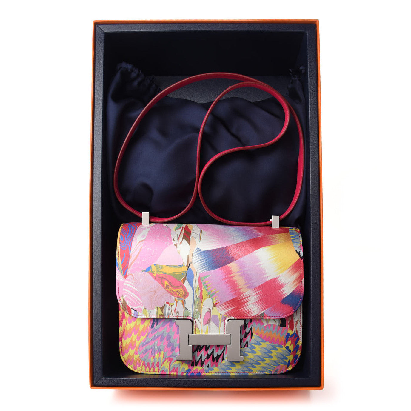 Swift Silk Marble Printed Constance 24 Rose Azalee Rose Mexico