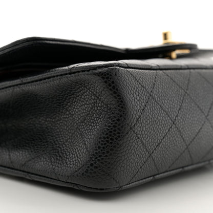 Chanel Caviar Quilted Medium Double Flap Black 9 of 10