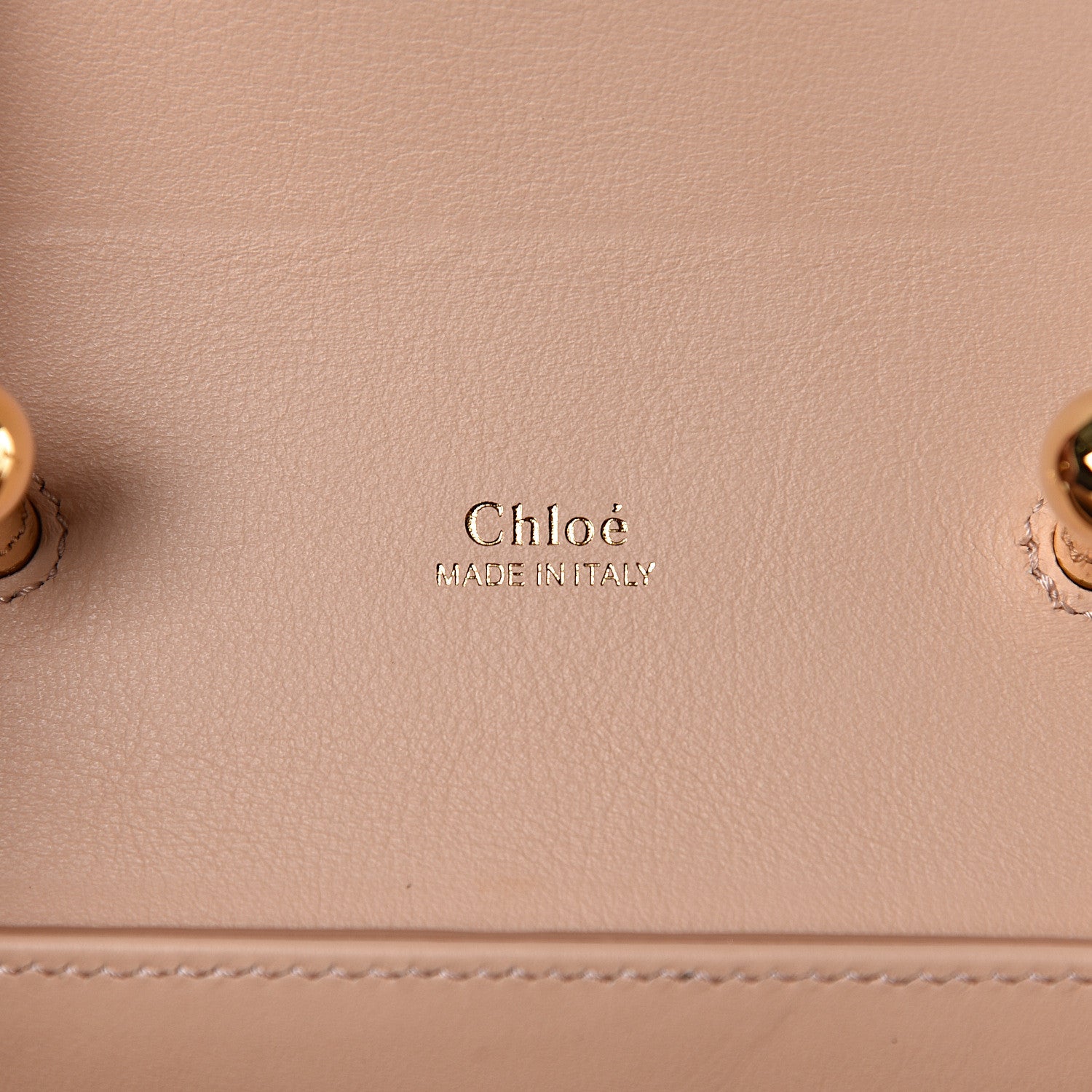 Chloe Calfskin Lizard Embossed Small Aby Lock Delicate Pink 6 of 9