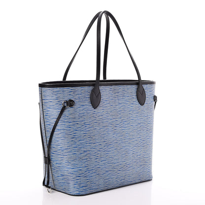 Louis Vuitton Epi Neverfull MM Denim Light 3 of 6
