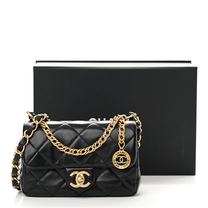 Chanel Lambskin Quilted Small Fancy Jewel Flap Black 12 of 12