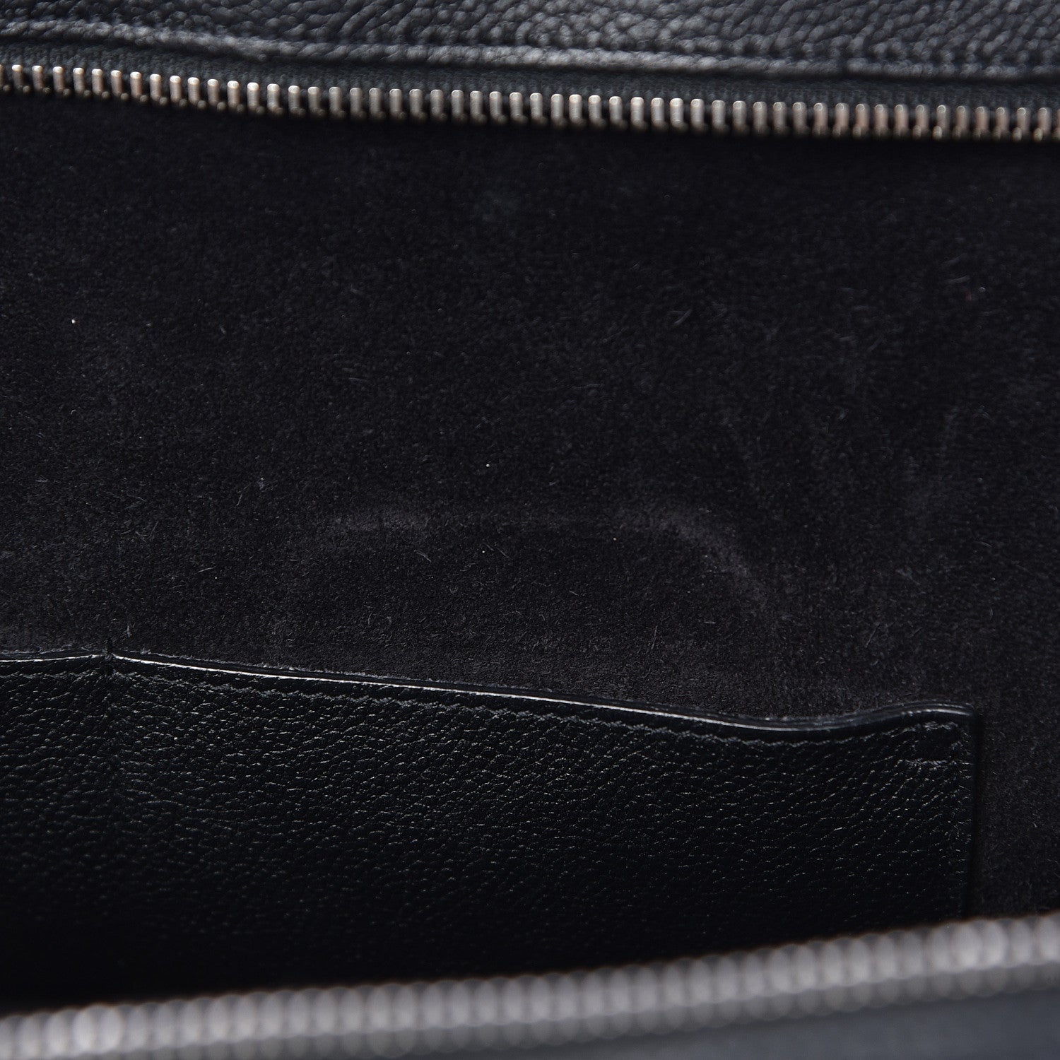 Saint Laurent Grained Calfskin Medium Rive Gauche Cabas Black 9 of 22