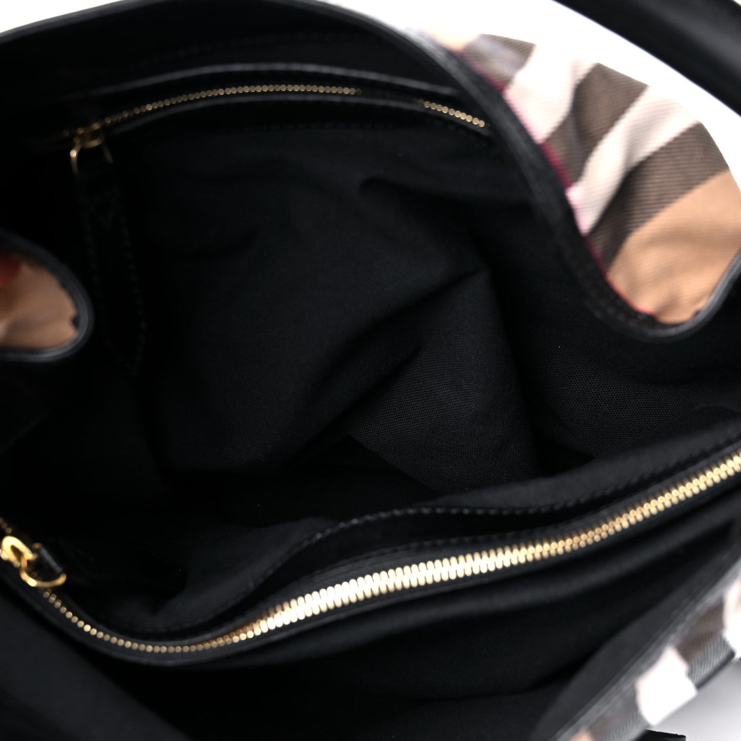 House Check Bridle Calfskin Medium Gosford Hobo Black