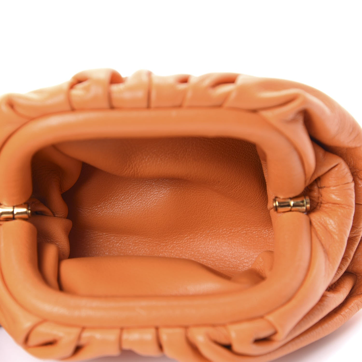 Bottega Veneta Butter Calfskin Coin Purse Light Orange 5 of 8